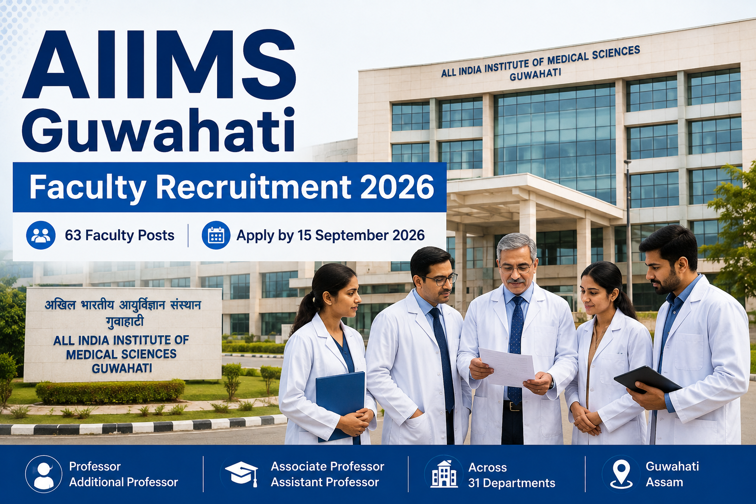 AIIMS Guwahati Faculty Recruitment 2026