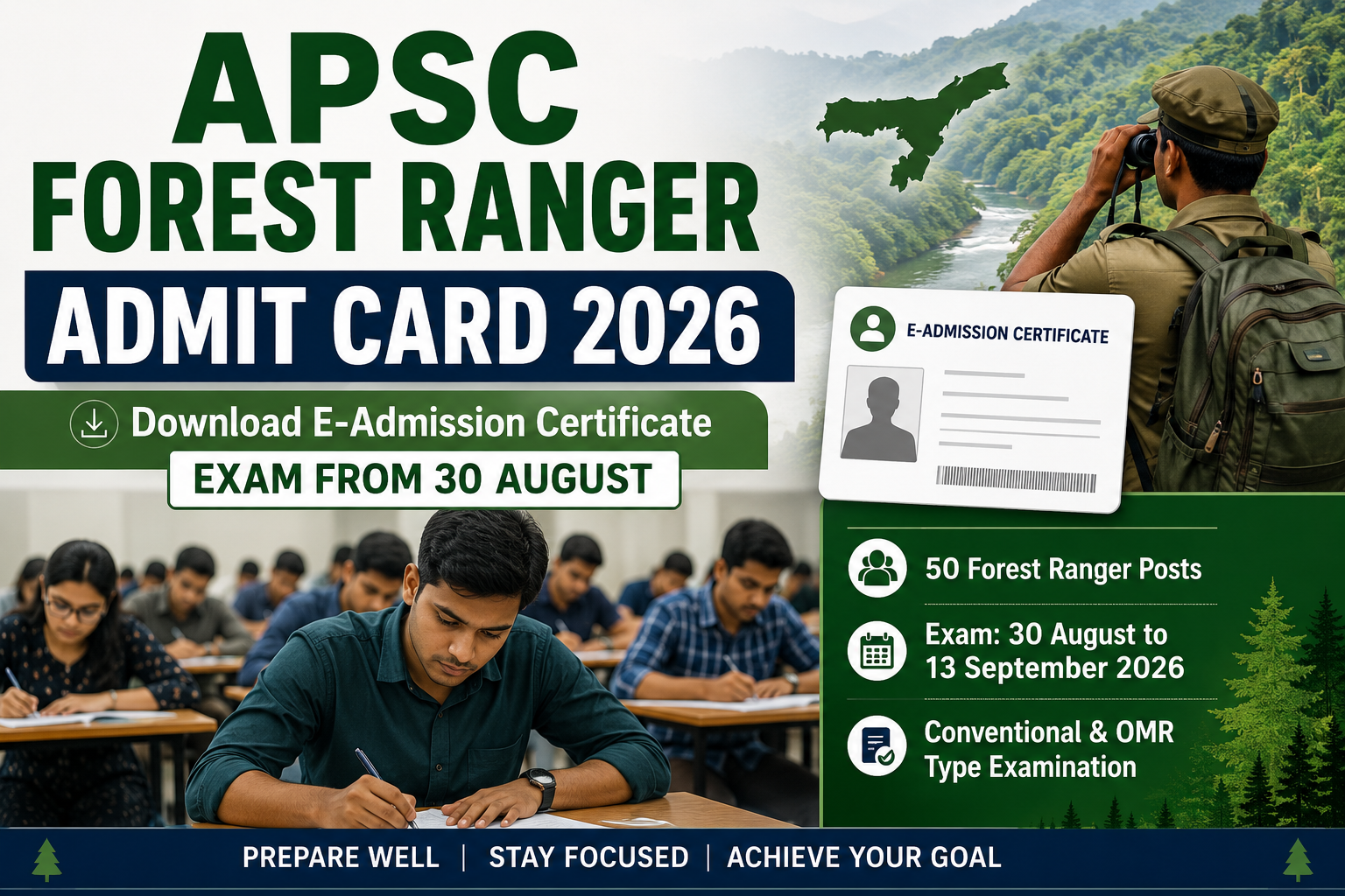 APSC Forest Ranger Admit Card 2026