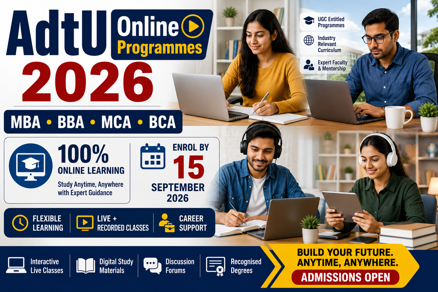 AdtU Online Programmes 2026