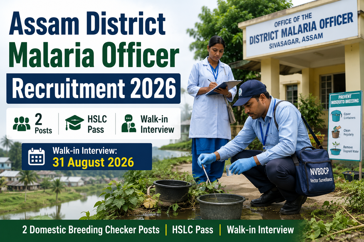 Assam District Malaria Officer Recruitment 2026