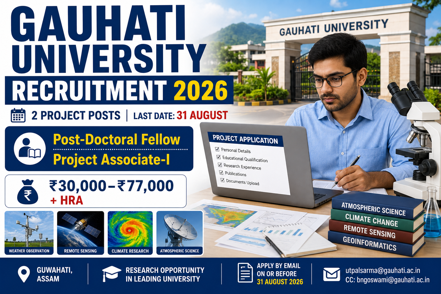 Gauhati University Recruitment 2026
