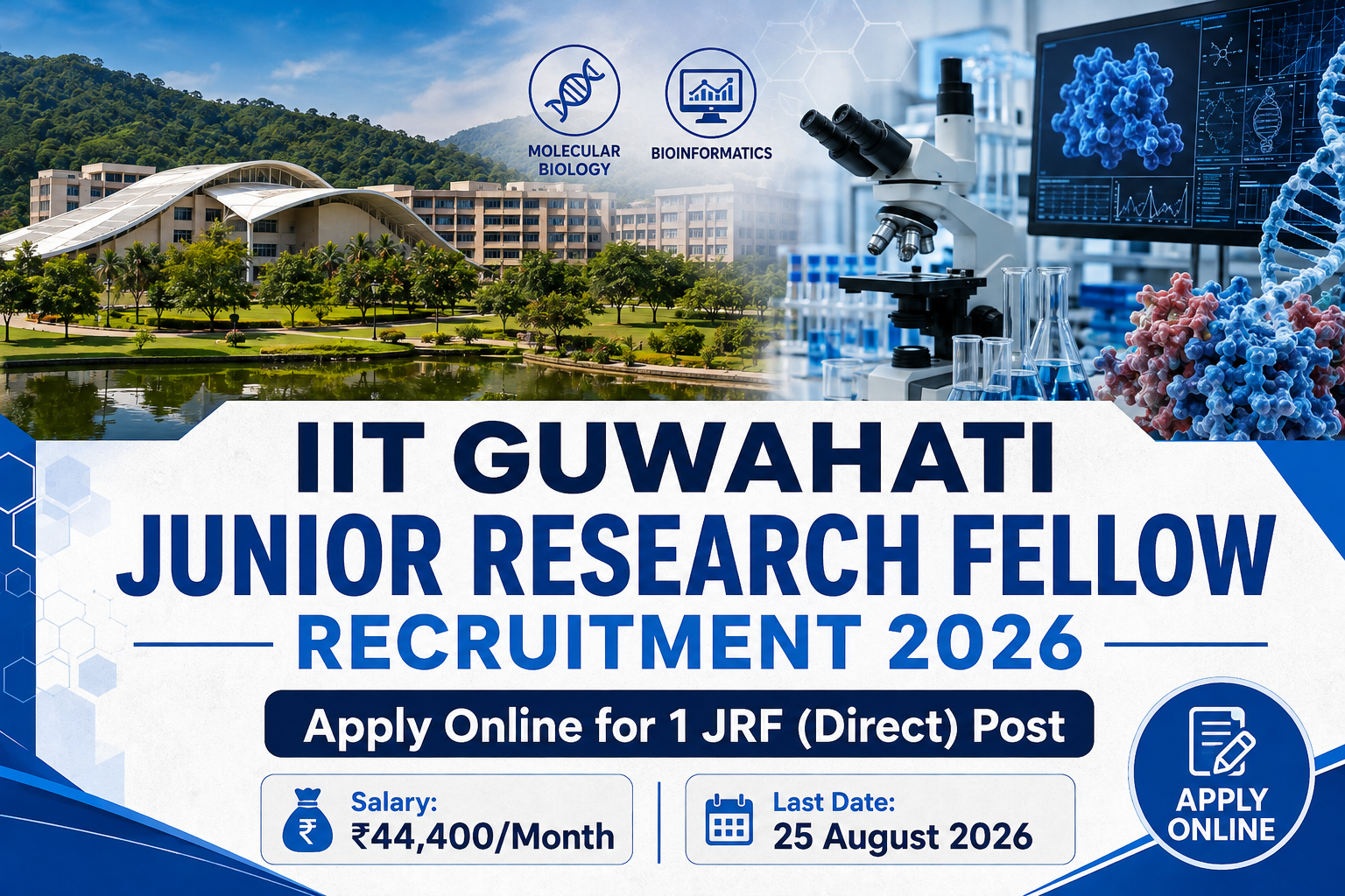 IIT Guwahati Junior Research Fellow Recruitment 2026