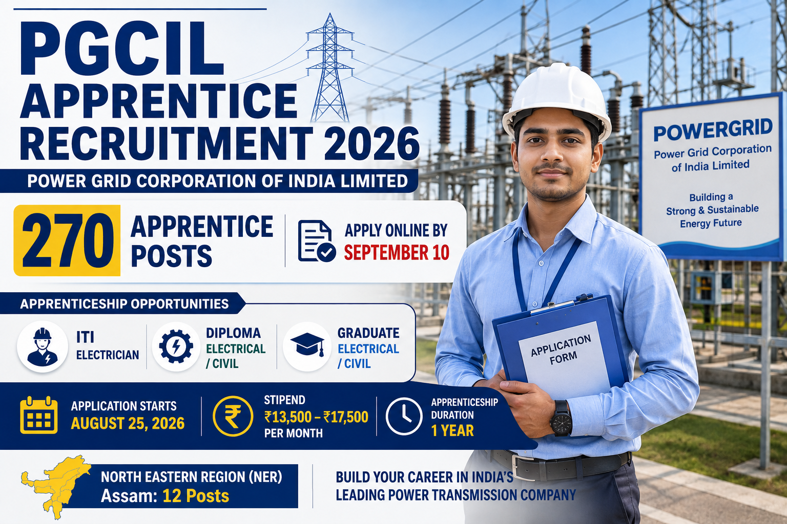 PGCIL Apprentice Recruitment 2026