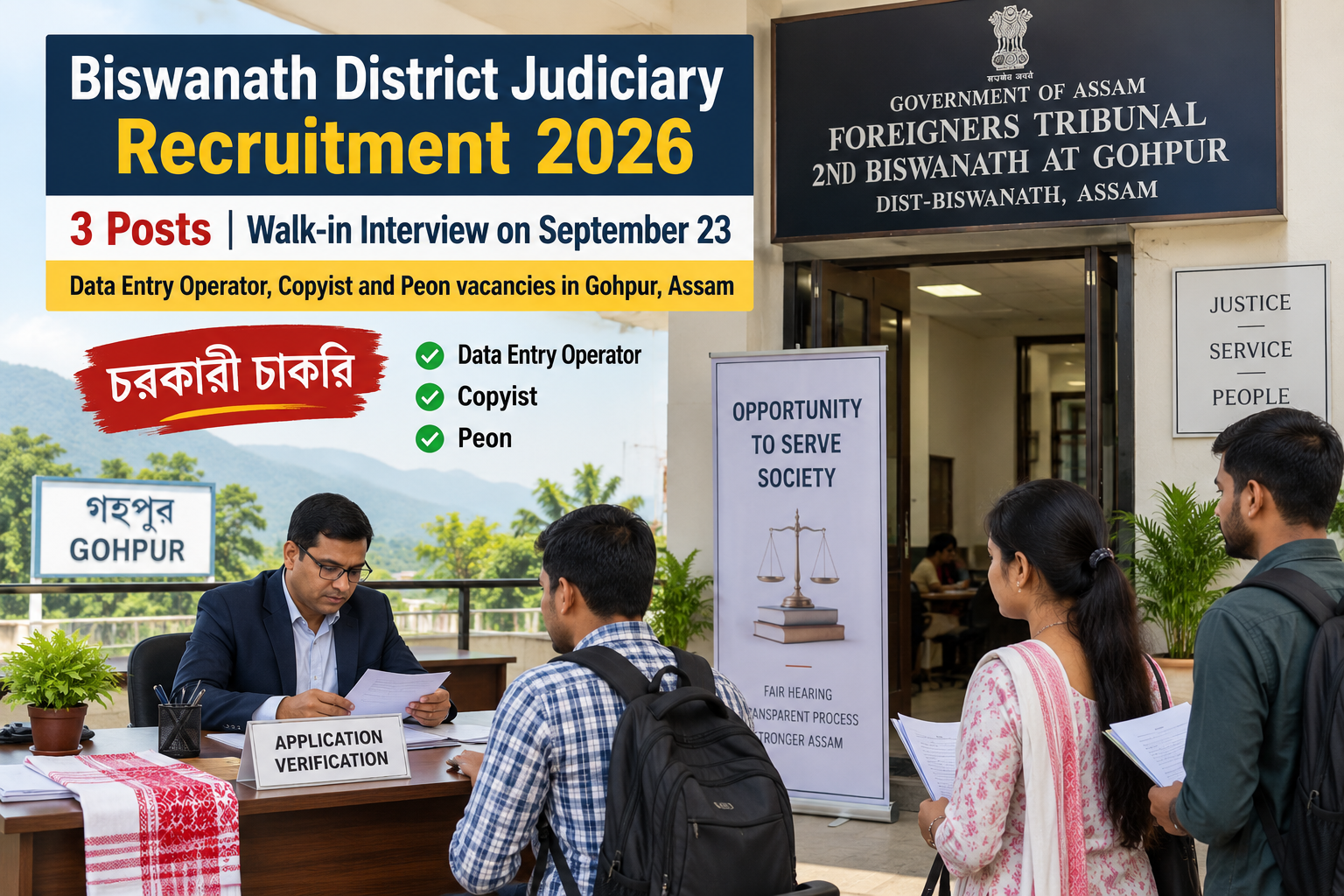 Biswanath District Judiciary Recruitment 2026
