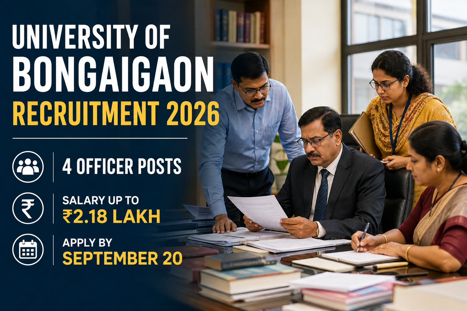 University of Bongaigaon Recruitment 2026