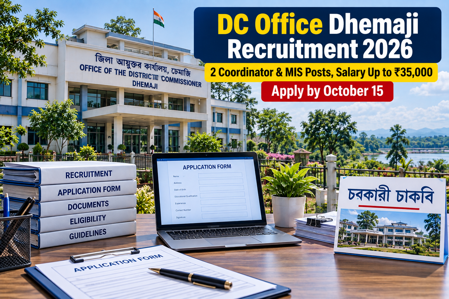 DC Office Dhemaji Recruitment 2026