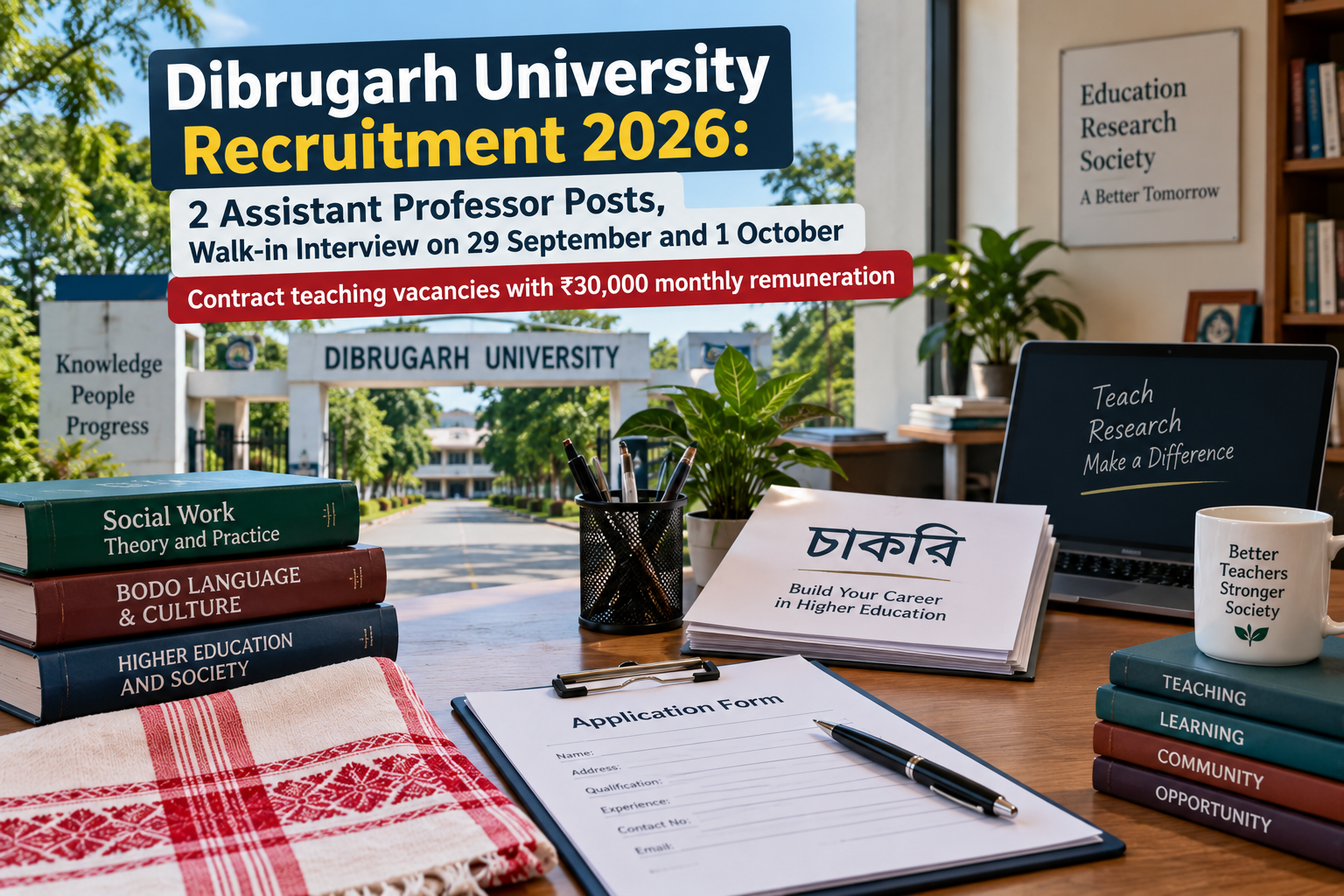 Dibrugarh University Recruitment 2026