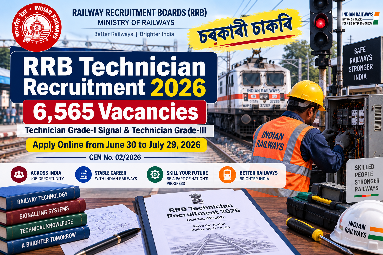 RRB Technician Recruitment 2026