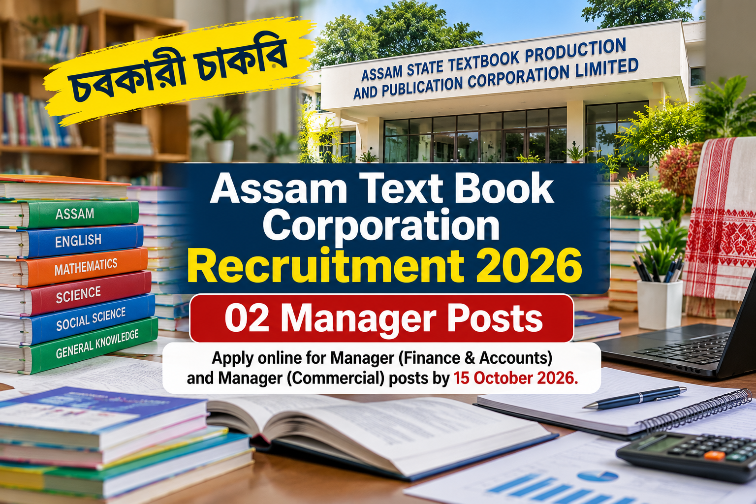 Assam Text Book Corporation Recruitment 2026